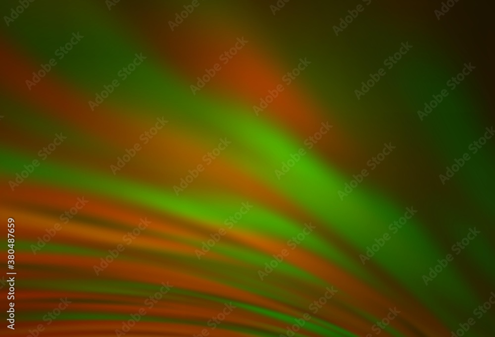 Dark Green, Yellow vector abstract bright texture.