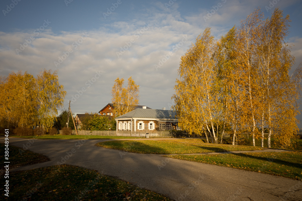 Obraz premium landscape with church