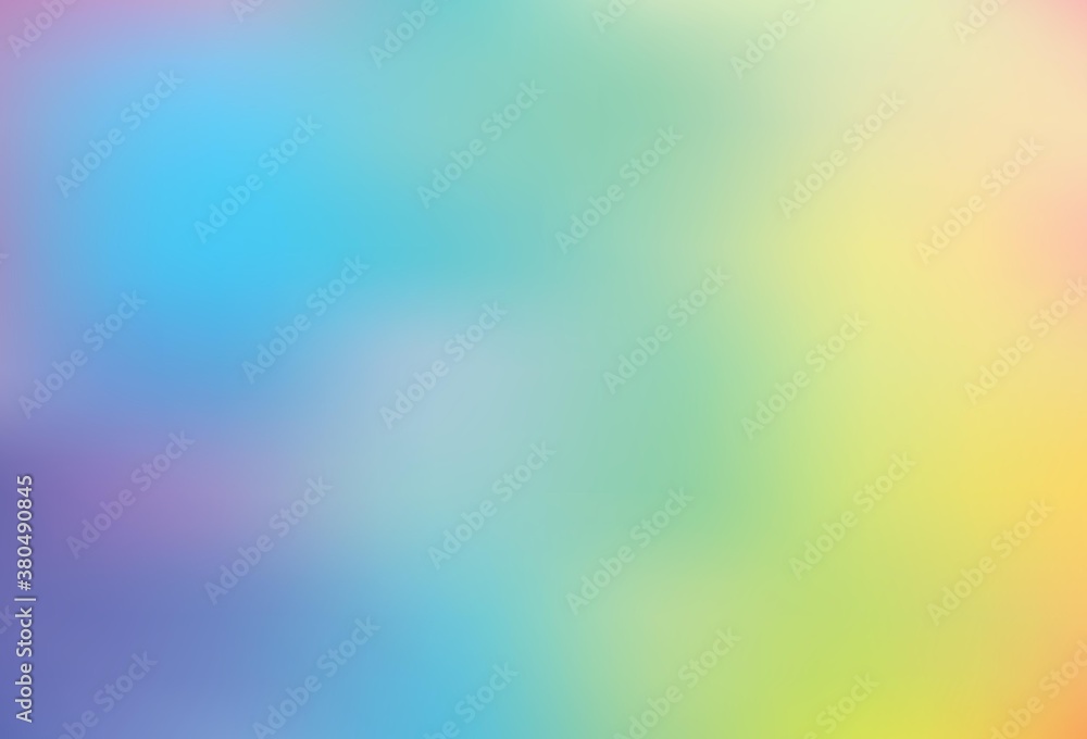 Fototapeta premium Light Multicolor vector blurred and colored pattern.
