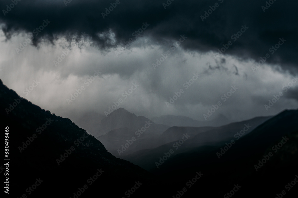 storm clouds on the mountain top storm clouds on the mountain top