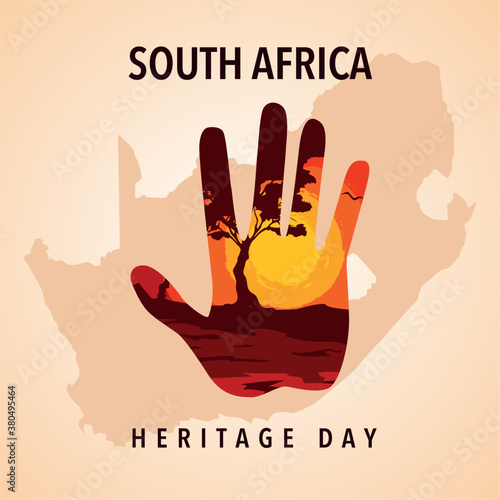 South Africa heritage day, poster