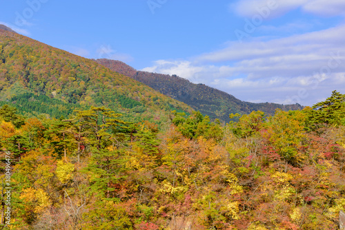 宮城 鳴子峡の紅葉