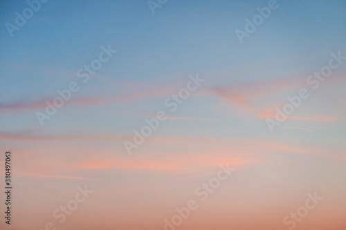 blue and peachy sky background