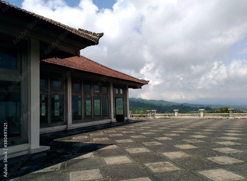 Abandoned hotel in Bedugul area Bali Indonesia. Locals called this hotel as Ghostly hotel Abandoned hotel in Bedugul area Bali Indonesia. Locals called this hotel as Ghostly hotel