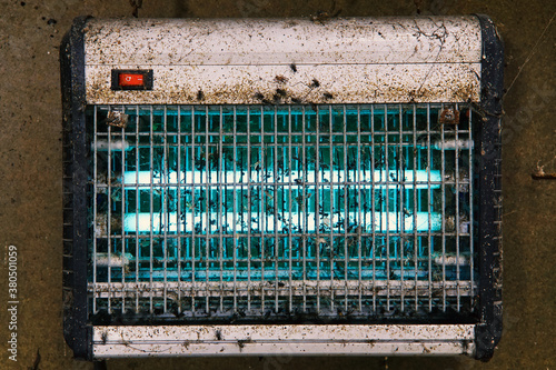 Old & dirty electric insect trap photo