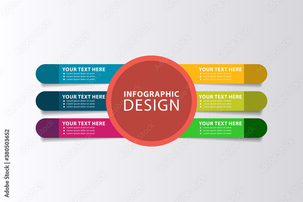 Fototapeta premium Business Infographic Design Template Vector Design