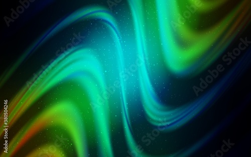 Dark Blue, Yellow vector pattern with night sky stars. Modern abstract illustration with Big Dipper stars. Template for cosmic backgrounds.