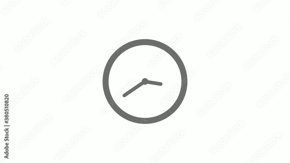 Gray color circle 12 hours clock icon without trick, Clock icon Gray color circle 12 hours clock icon without trick, Clock icon