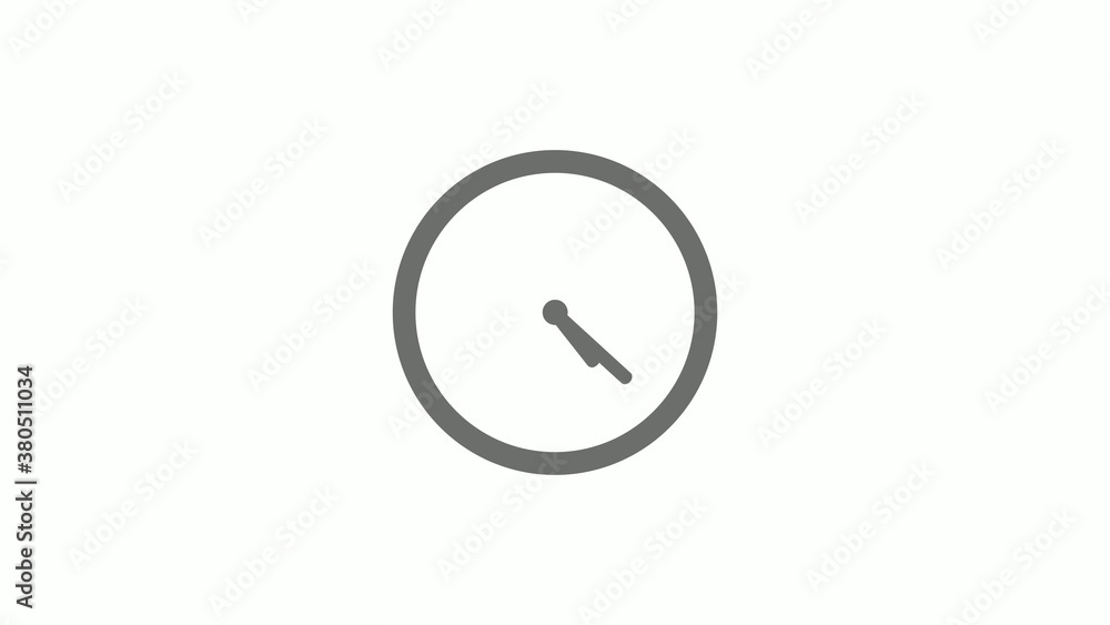 Gray color circle 12 hours clock icon without trick, Clock icon Gray color circle 12 hours clock icon without trick, Clock icon