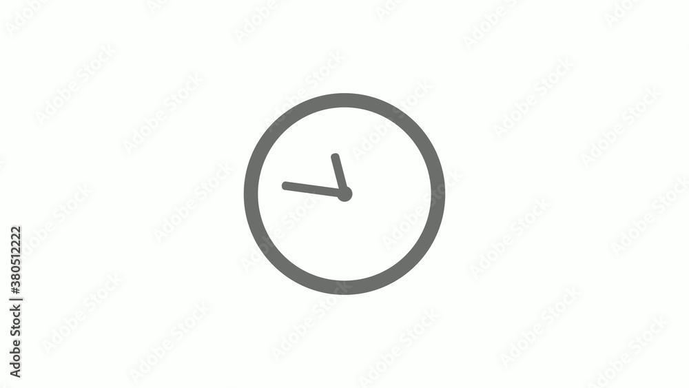 New gray color 12 hours circle clock icon on white background,clock icon without trick New gray color 12 hours circle clock icon on white background,clock icon without trick