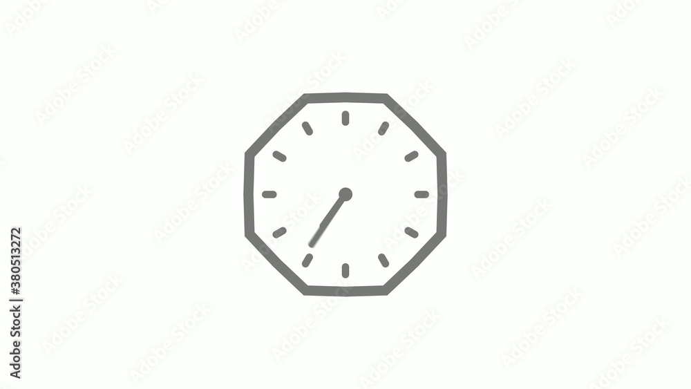 Gray color counting down clock icon on white background,clock icon Gray color counting down clock icon on white background,clock icon