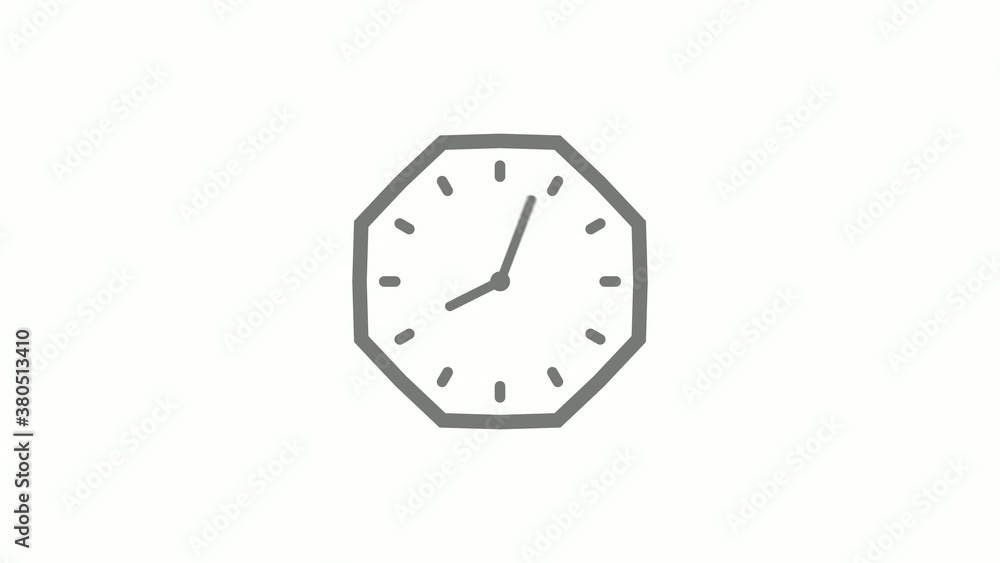 Gray color counting down clock icon on white background,clock icon Gray color counting down clock icon on white background,clock icon
