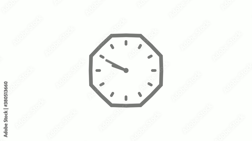 Gray color counting down clock icon on white background,clock icon Gray color counting down clock icon on white background,clock icon