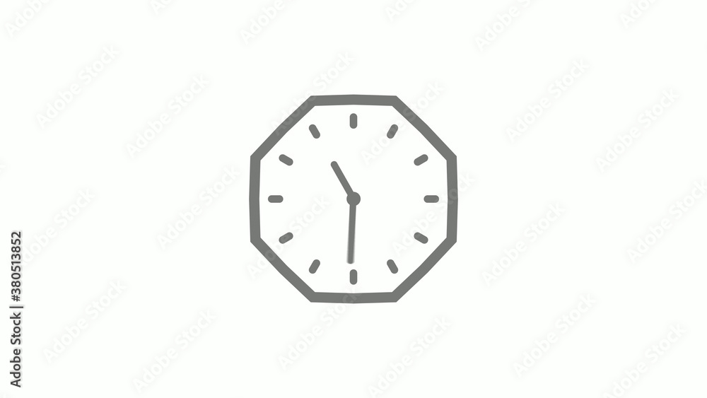 Counting down gray color 12 hours clock icon on white background,clock icon Counting down gray color 12 hours clock icon on white background,clock icon