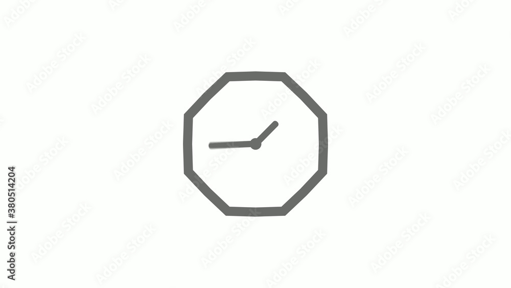 Counting down gray color 12 hours clock icon on white background,clock icon Counting down gray color 12 hours clock icon on white background,clock icon