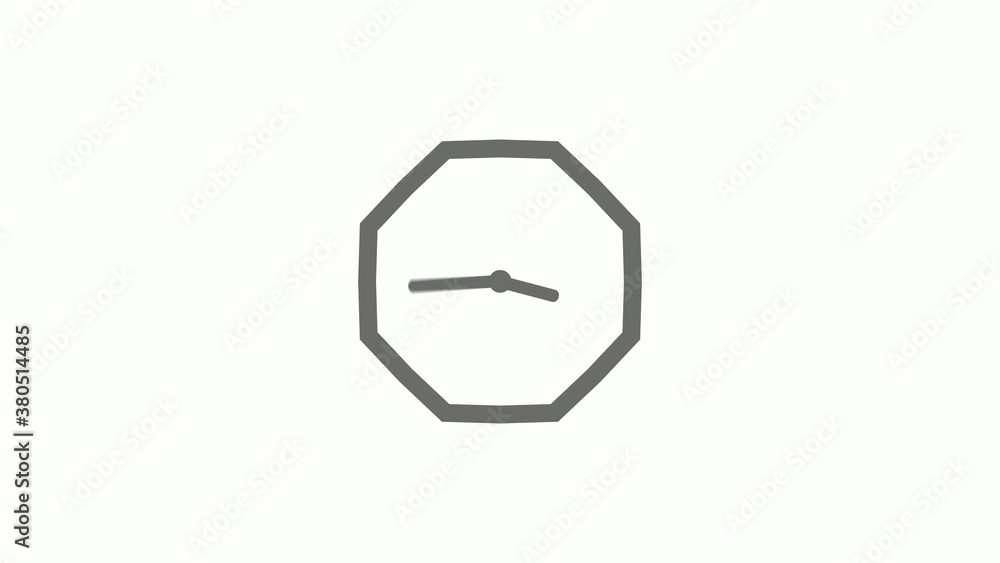 Counting down gray color 12 hours clock icon on white background,clock icon Counting down gray color 12 hours clock icon on white background,clock icon