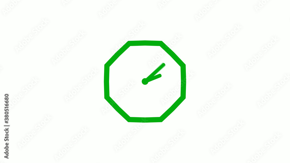 Green color 12 hours counting down clock icon on white background,clock icon Green color 12 hours counting down clock icon on white background,clock icon