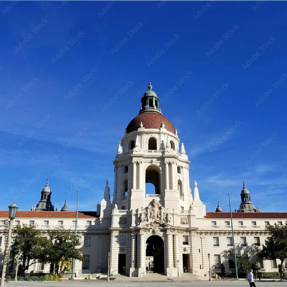 Pasadena City Hall in LA, California, USA