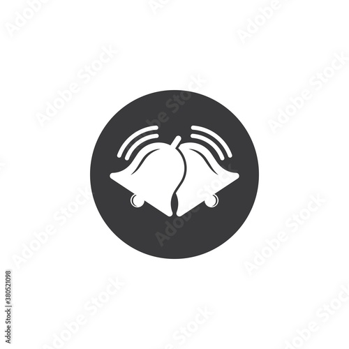 bell notification icon vector illustration design