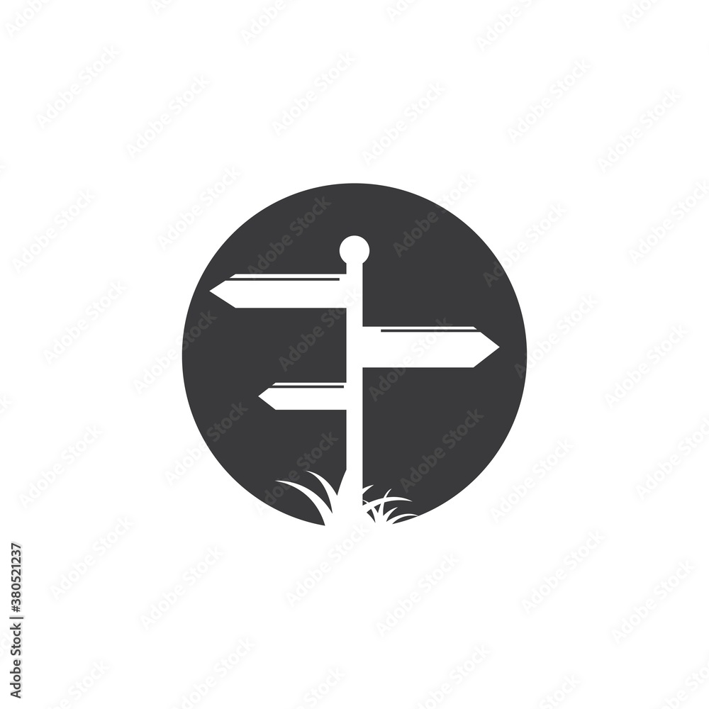 Fototapeta premium wood sign icon vector illustration