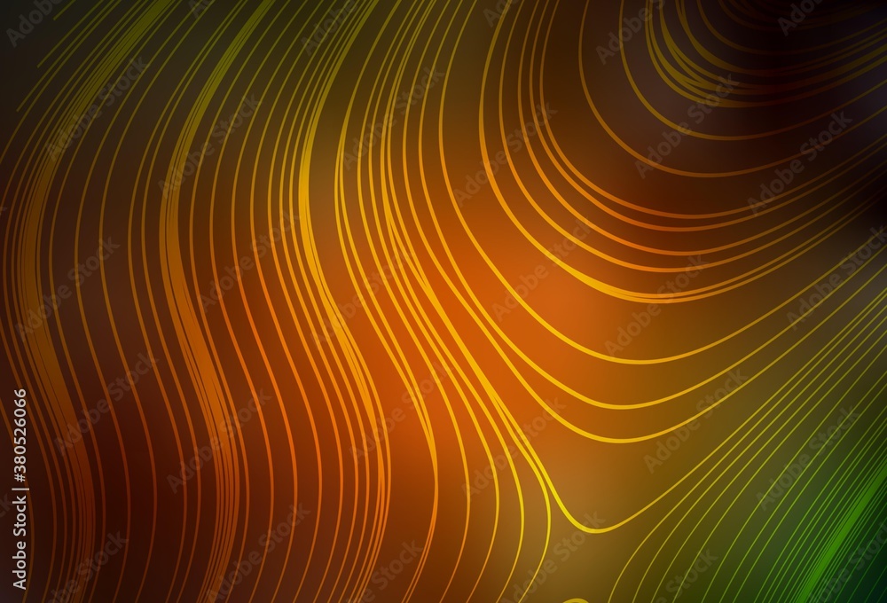 Dark Green, Yellow vector glossy abstract background. Dark Green, Yellow vector glossy abstract background.