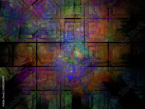 Imaginatory fractal background Image