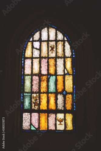 Stain glass window photo