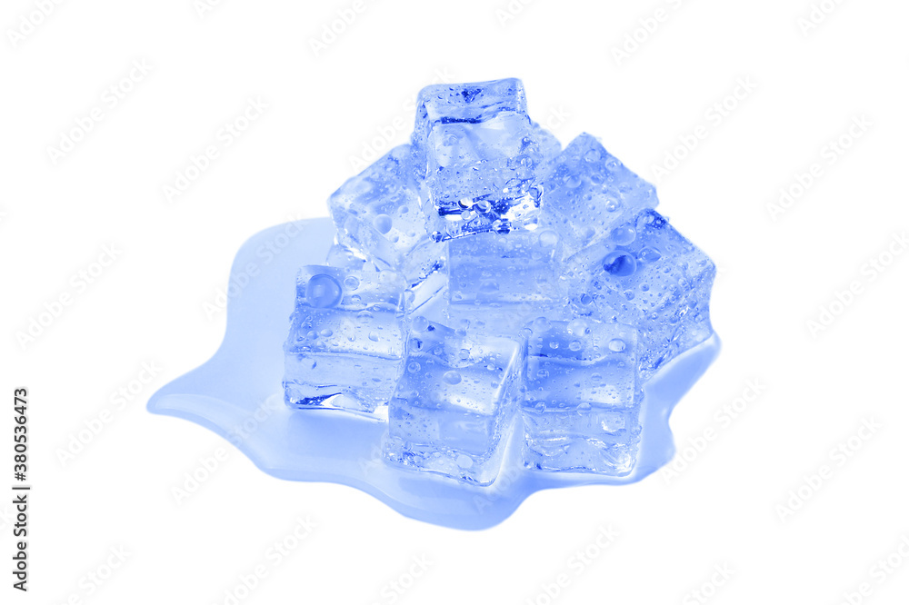 Ice crystal cubes, space for text or design. Ice crystal cubes, space for text or design.