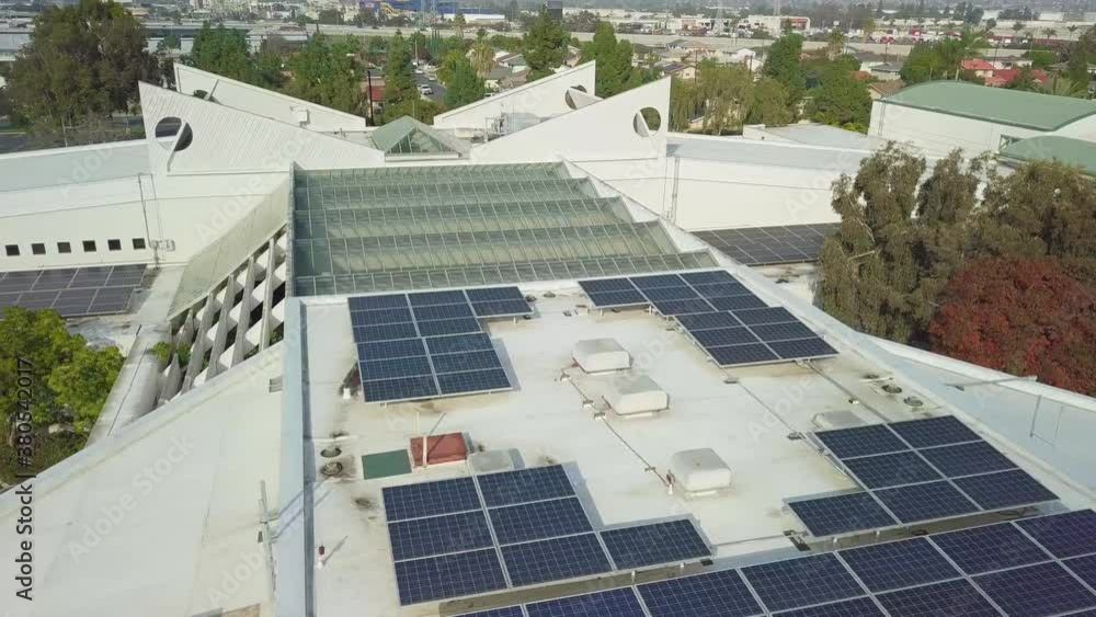 Solar Panels On Building Roof Solar Panels On Building Roof