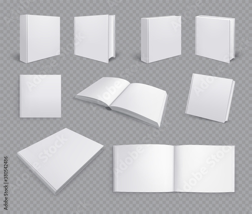 Album Books Realistic Set