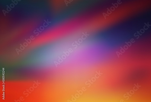 Light Pink, Yellow vector blurred shine abstract background. © smaria2015