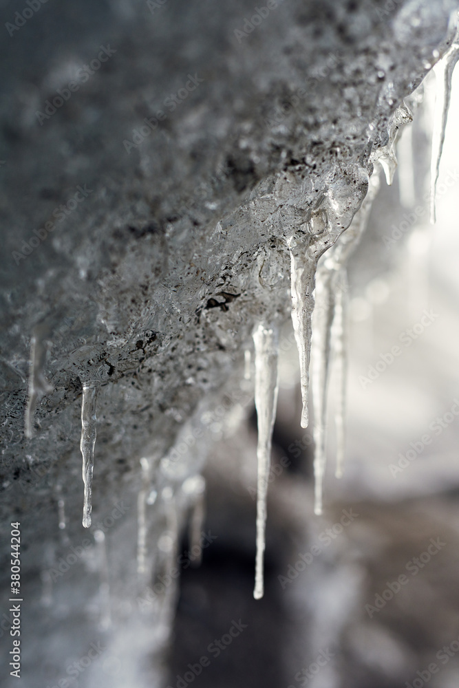 Melting ice glacier Melting ice glacier