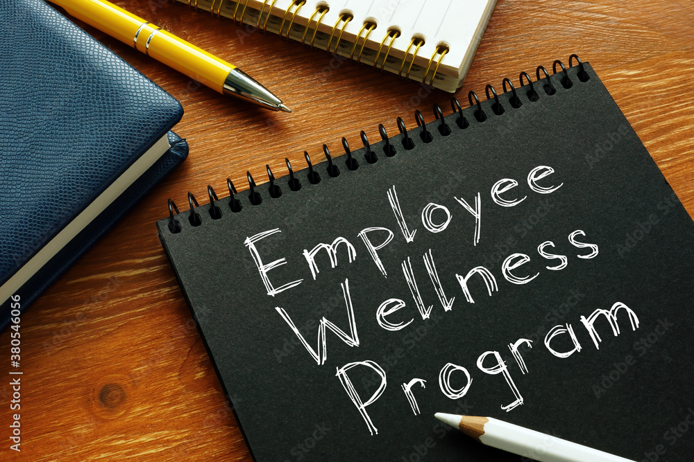 Employee Wellness program is shown on the conceptual business photo Employee Wellness program is shown on the conceptual business photo
