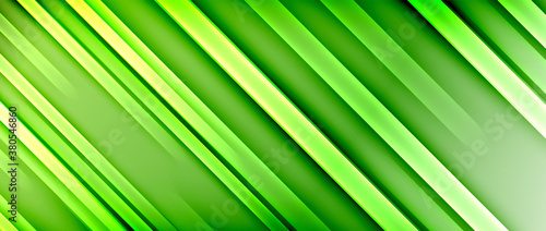 Bright gradient neon lines abstract background