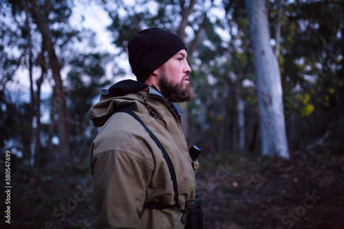 Wallpaper Mural Profile of a young man in the bush Torontodigital.ca