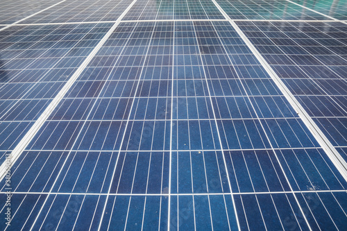 Solar panels,Renewable energy with photovoltaic panels.