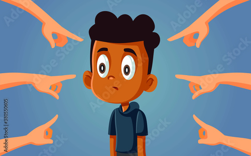 African Boy Facing Discrimination and Bullying
