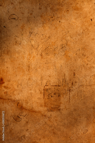 Closeup image of dirty brown wall. Abstract background photo