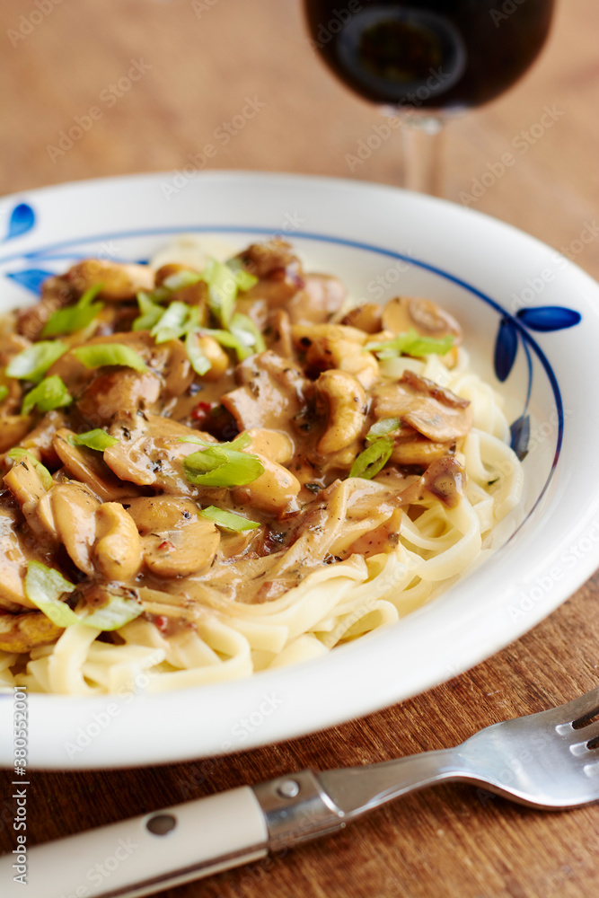 Creamy Mushroom Stroganoff Creamy Mushroom Stroganoff