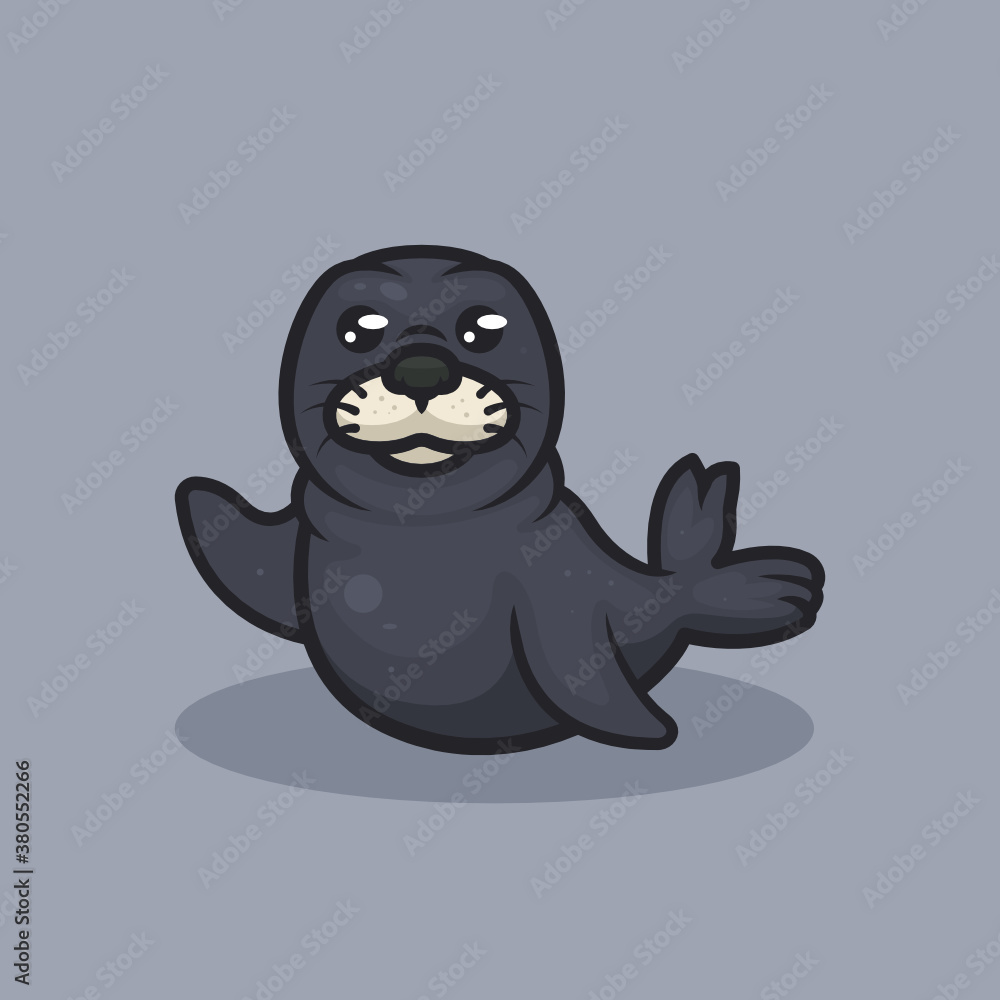 Obraz premium Seal walrus sea animal design