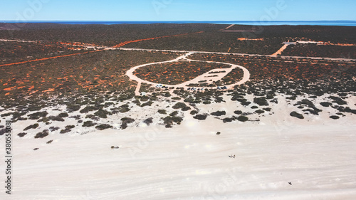 Slika na platnu Shell Beach in Francois Pero National Park, Western Australia.
