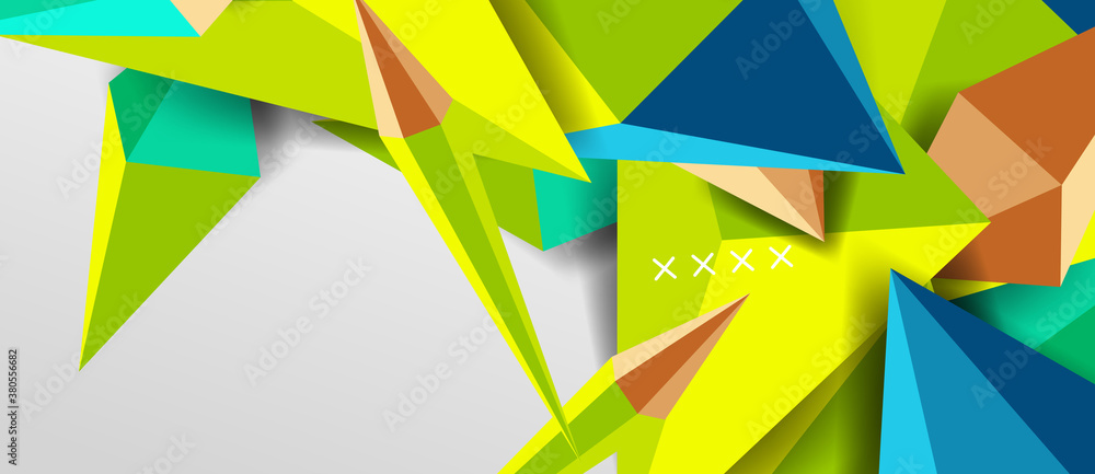 3d low poly abstract shape background vector illustration 3d low poly abstract shape background vector illustration