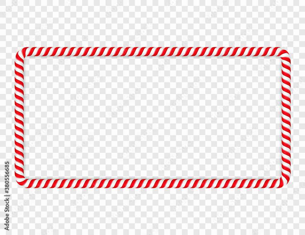 Candy Cane Frame Candy Cane Frame