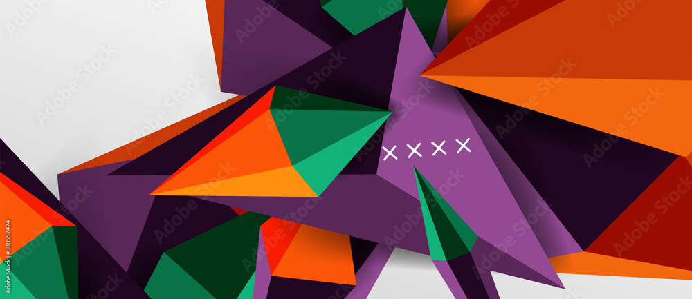 3d low poly abstract shape background vector illustration 3d low poly abstract shape background vector illustration