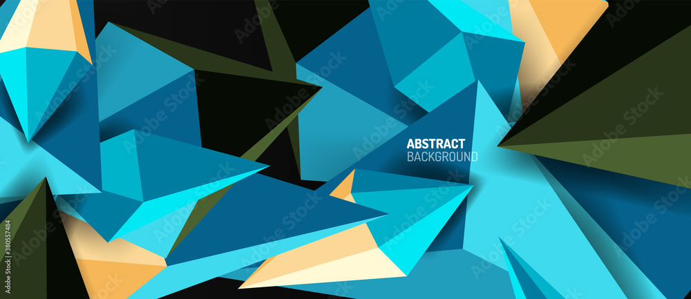 3d low poly abstract shape background vector illustration 3d low poly abstract shape background vector illustration