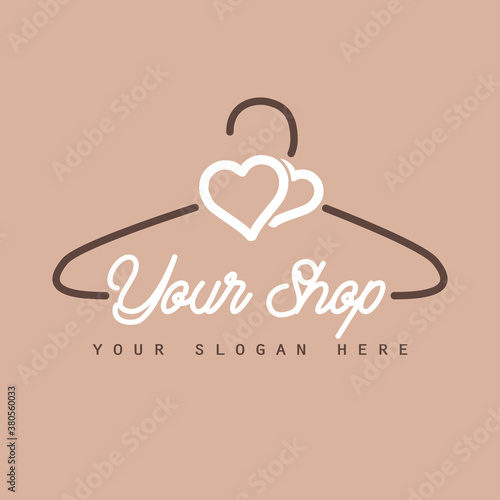 illustration of botique logo design