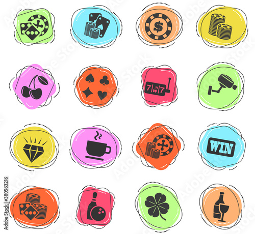 casino icon set