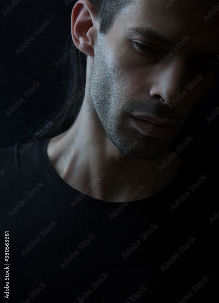male beauty portrait male beauty portrait