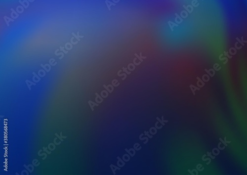 Dark BLUE vector glossy abstract template. Shining colorful illustration in a Brand new style. The template for backgrounds of cell phones.
