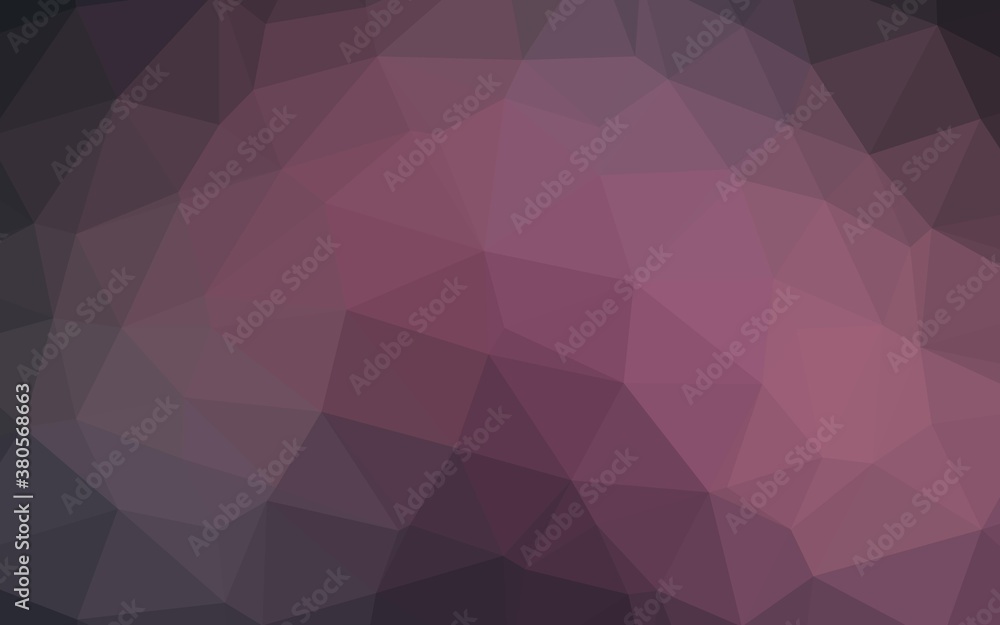 Dark Pink vector triangle mosaic texture. An elegant bright illustration with gradient. Completely new design for your business. Dark Pink vector triangle mosaic texture. An elegant bright illustration with gradient. Completely new design for your business.